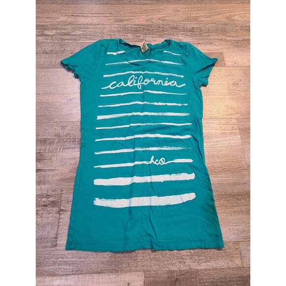 Hollister small juniors teal colored tee - Picture 1 of 6